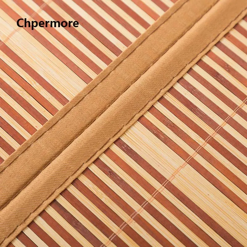 Chpermore 100% الطبيعي الخيزران المراتب متعددة وظيفة الوجهين طوي الصيف الباردة فراش الملك الملكة التوأم بالحجم الكامل