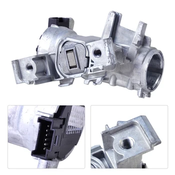 

CITALL 1Pc Silver Ignition Starter Switch Steering Lock for Audi A3 TT R8 VW Golf Jetta EOS Rabbit Tiguan MK5 MK6 1K0905851B