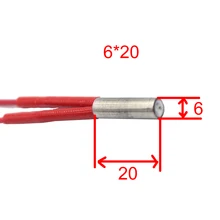 DXIMTECH 1PCS Cartridge Heater 12V 24V 40W For Extruder 3D Printers Parts Heating Tube Heat cartridge heater