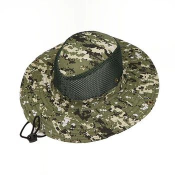 

Outdoor Fishing mesh hat Pesca Sunshade Fishing Cap Polyester Camouflage Changable Breathable Mesh hat