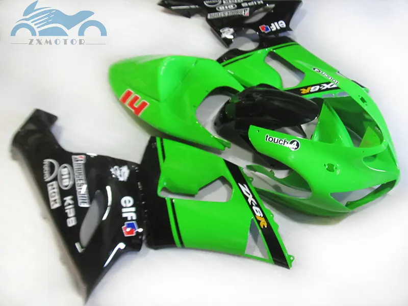 Комплект обтекателей для мотоцикла на заказ KAWASAKI Ninja ZX6R 2005 2006 спортивные