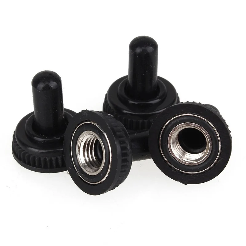 

High Quality Rubber Waterproof Cover Hat 10pcs 6mm Boot Cap Dust Proof Water Proof Protect For Mini Toggle Switch MTS Parts AA