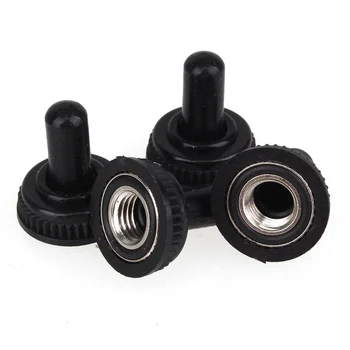 

High Quality Rubber Waterproof Cover Hat 10pcs 6mm Boot Cap Dust Proof Water Proof Protect For Mini Toggle Switch MTS Parts AA