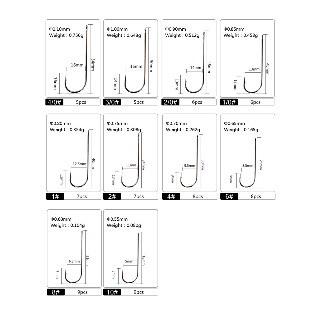ФТК с высоким содержанием углерода Сталь карп рыболовные крючки наряды на возраст от 5 до 9 шт./упак. Размеры 1-10# and1/0-4/0# супер точка иглы и кольцо глаз Абердин для рыболовные снасти