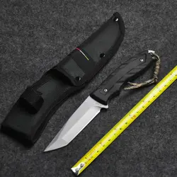 Полный Тан ZT фиксированным лезвием Ножи 5CR15MOV открытый Ножи EDC прямой Ножи для шашлыков