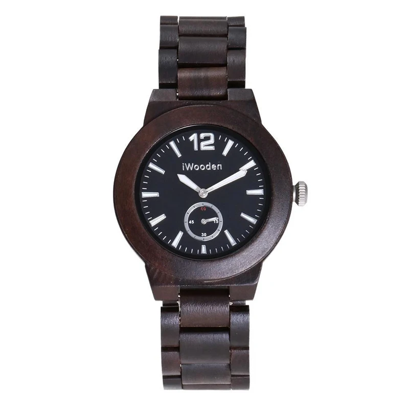 

Personality Wood Men's Watch Creative Vintage Sandalwood Watches Business Quartz Wristwatches Free Shipping Sale