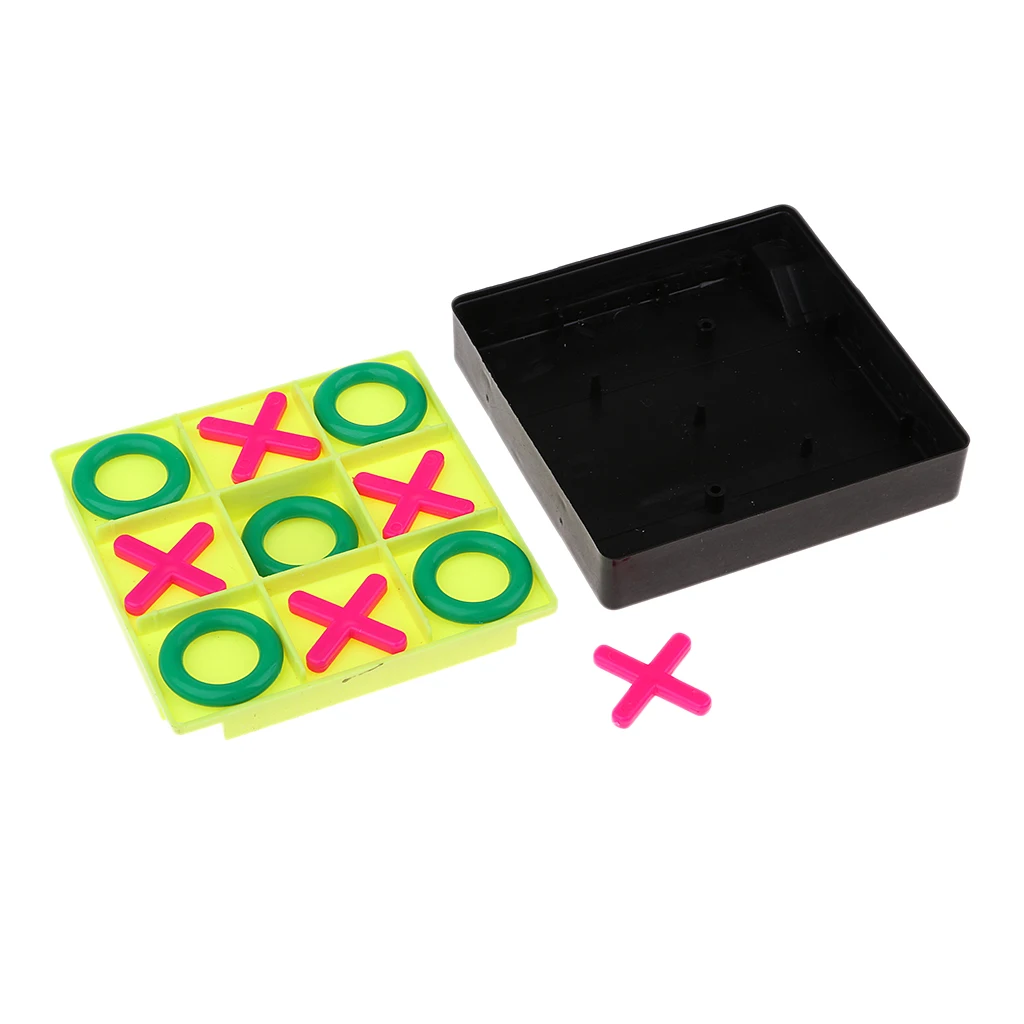 Портативный Tic Tac Toe настольная игра Крытый открытый игрушка для детей и взрослых