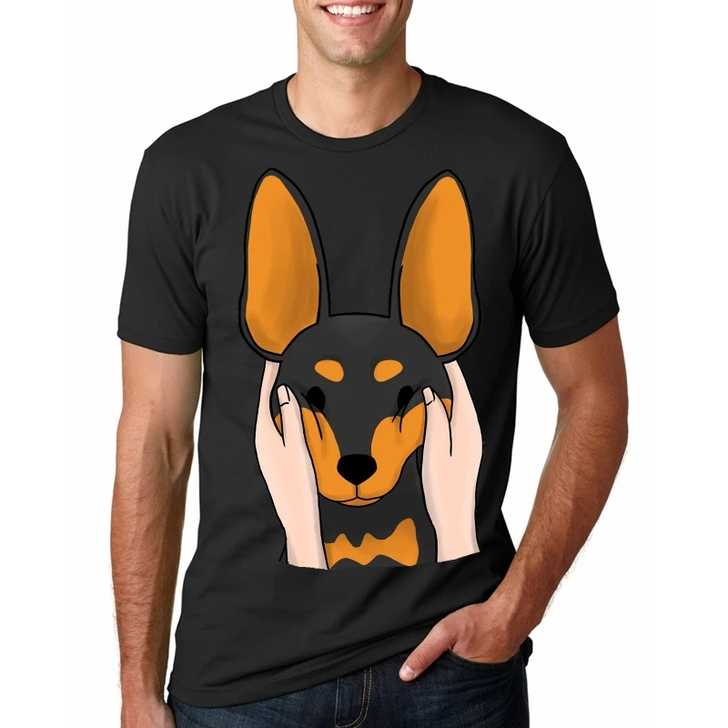 

Miniature Pinscher Unisex T-Shirt - Mini Pinscher Dog Love Miniature (07774HD4)