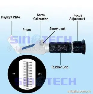 6 шт. в партии ручной освещения масло 1.3330-1.3848ND рефрактометр RND027N/УВД