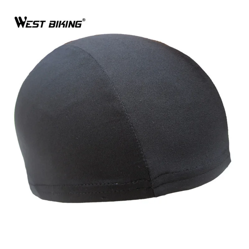 Unisex Dome Cap Spandex Helmet Liner Sports Biker Running Beanie Hat Head Wrap