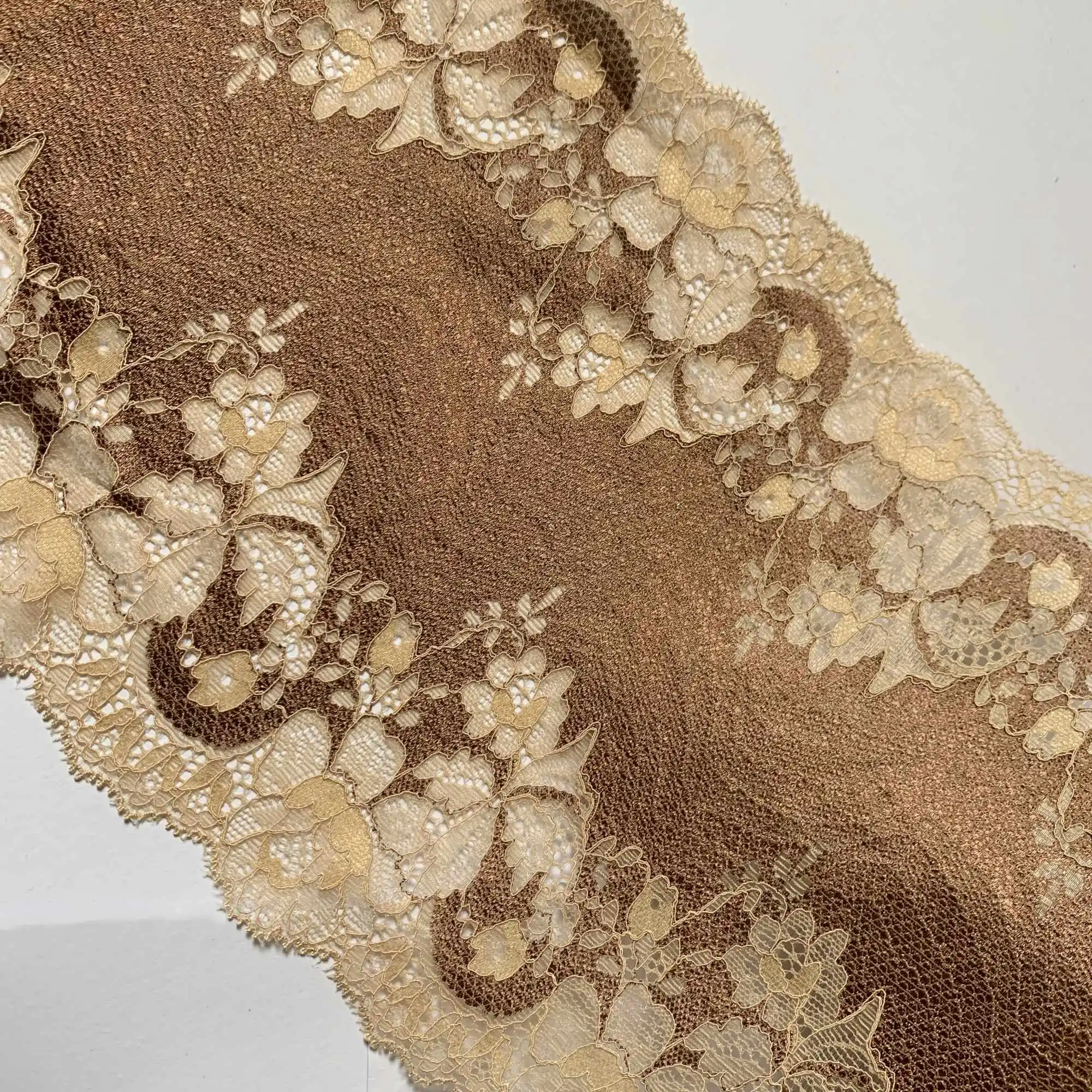 3y/lot Width 21.50cm Elastic Stretch Lace Trims 5