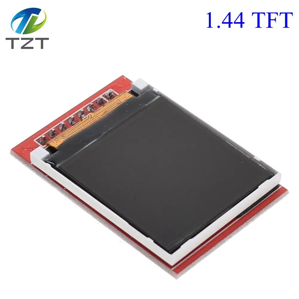 

TZT 5V 3.3V 1.44 inch TFT LCD Display Module 128*128 Color Sreen SPI Compatible For Arduino mega2560 STM32 SCM 51