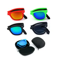 Модные складные солнцезащитные очки Для мужчин Для женщин фирменный дизайн складное зеркальце солнцезащитные очки с оригинальной коробке Унисекс Складные очки