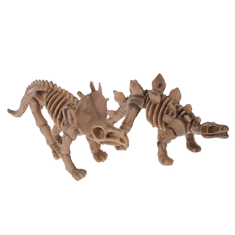 12 шт. скелет динозавра окаменелости ассорти кости Фигурки игрушки Дети Рождественский подарок