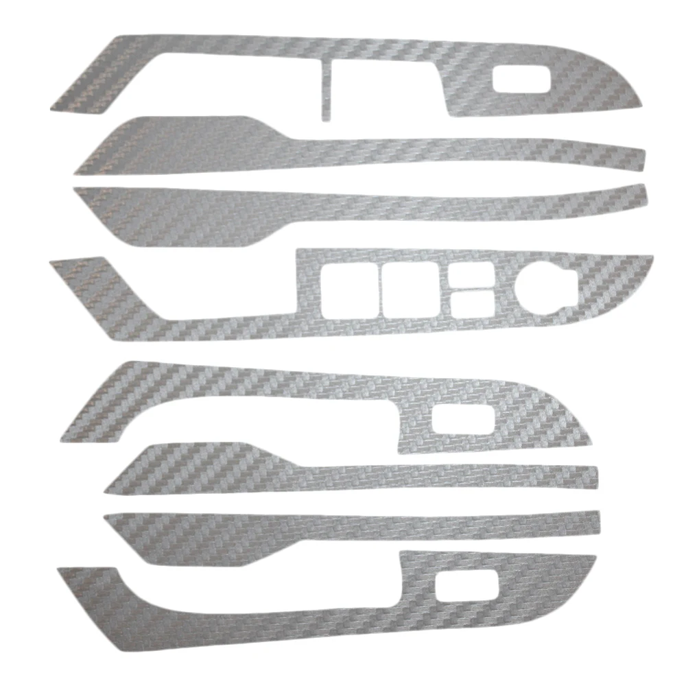 For KIA Rio K2 Car Carbon Fiber Stickers For Cars Door Panel Armrest Sticker And Decals Auto Accessories Car-Styling 33