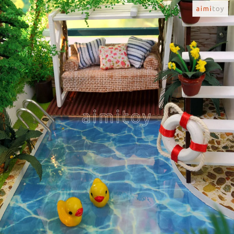 diy miniature swimming pool