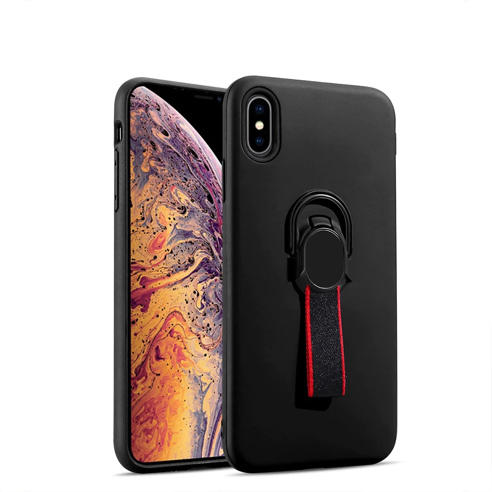 Bracket phone case For iPhone 5 5S SE 6 6S 7 8 Plus For iPhone X XR XS MAX For iphone 6 6S 7 8 PC Funda Drop-proof Back Covers