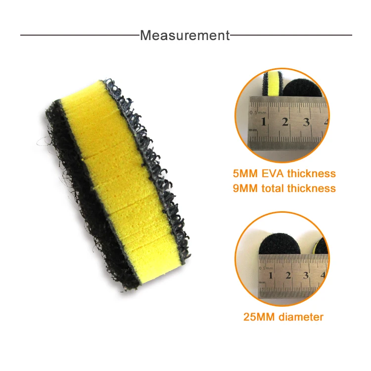 1 дюйм 25 мм губка интерфейс колодки буферизация колодки для шлифовальной подложки полировка шлифовки электроинструмент аксессуары-крюк и петля