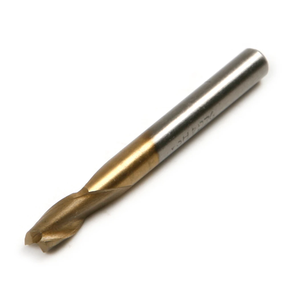 Hot 1pcs Best Quality Titanium Coated Aluminium Hss Round Shank End