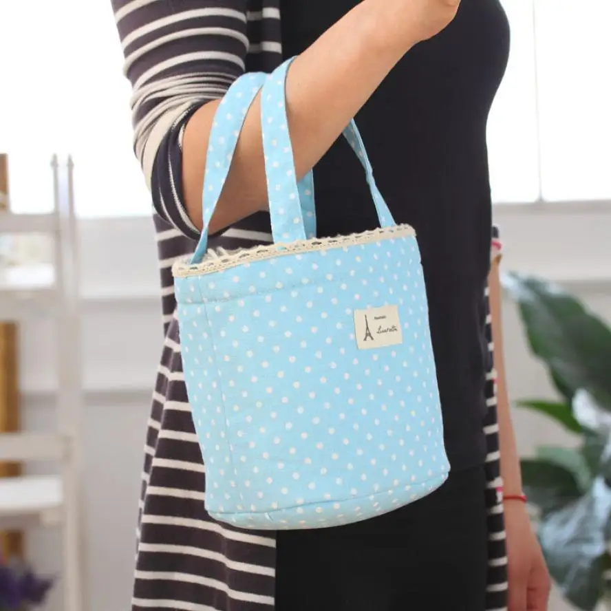 

New Thermal Insulated Lunch Box Cooler Bag Tote Bento Pouch Lunch Container august1