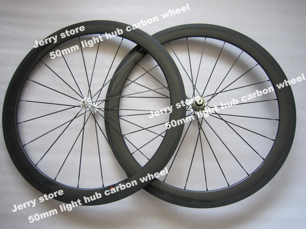 

only 1360g!Ultra light 50mm depth tubular carbon wheel/carbon road bike wheels,bicycle wheel set