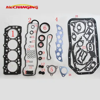 

For MITSUBISHI S SP SPX SIGMAD PAJERO D CANTER 4D56 4D55 4D55T 2.4L Engine Rebuilding Kits Engine Parts Engine Gasket 50086300