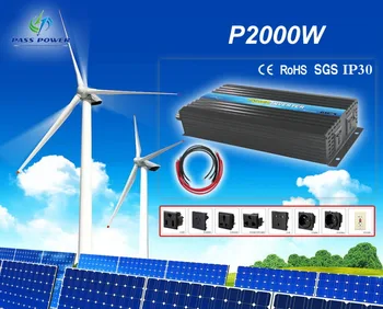 

Factory sell DC12v/24v/48v AC100v-120v/220v-240v 2000va/2kva pure sine wave power inversor,home inversor,free shipping!