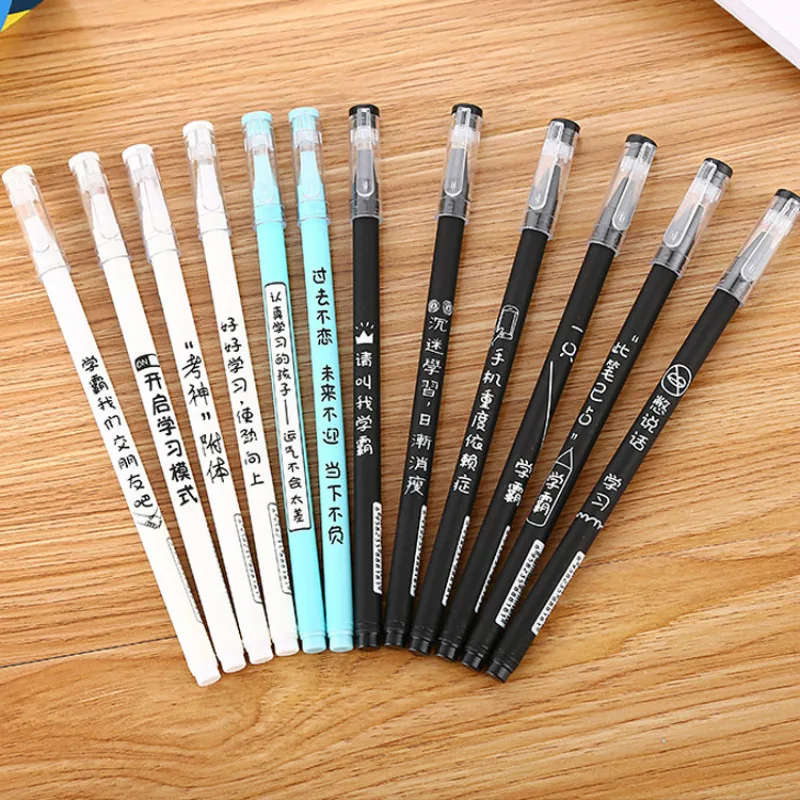 

Stationery Gel Pen Korean Cute Creative Stationery Personality Slag Text Pens Study Office ZXB009F