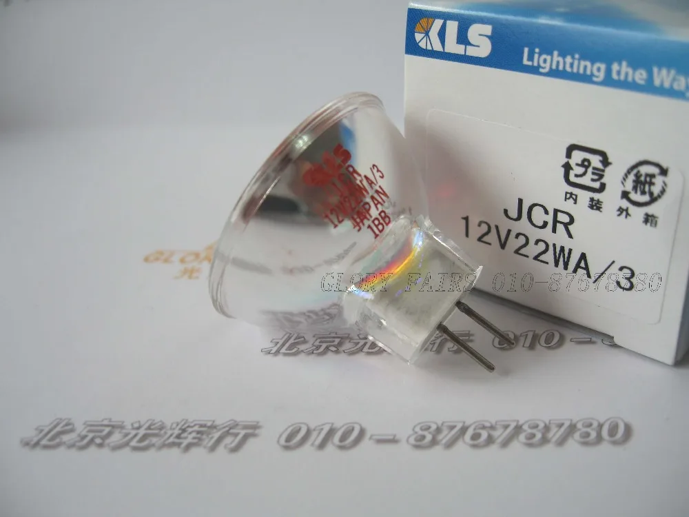 KLS JCR12V22WA/3 Japan 12V22W GZ4 лампа 12V 22W Olympus микроскоп волоконно-оптический источник
