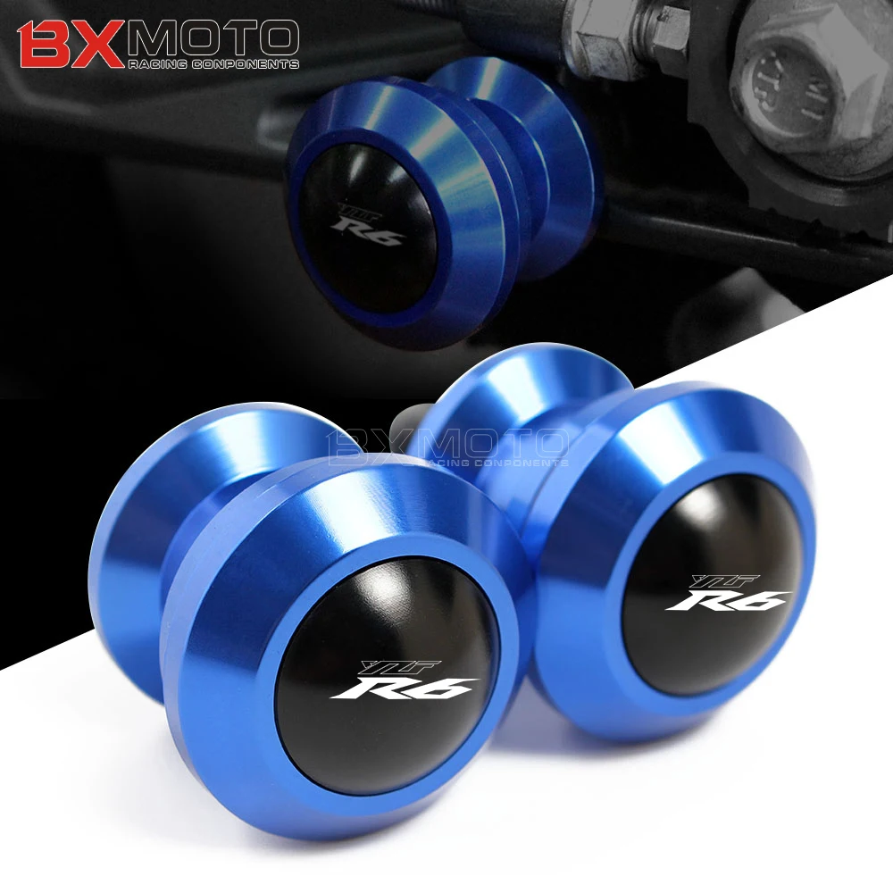 M6 CNC аксессуары для мотоциклов катушки маятника винты Слайдеры yamaha YZF R6 1999 2000 2001 2002