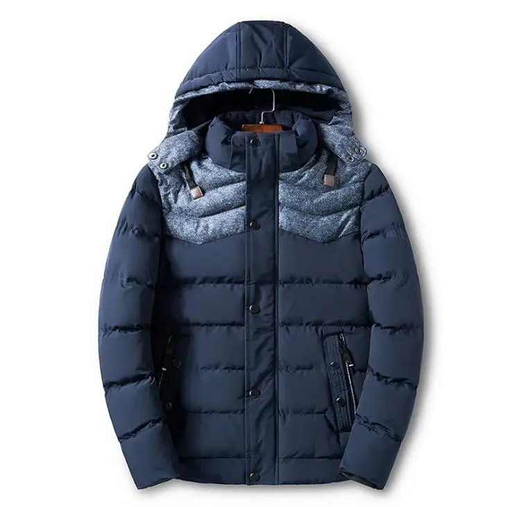 2019 новые толстые мужские теплые зимние пальто холодные-40 градусов непромокаемые парки пуховик 0607-018