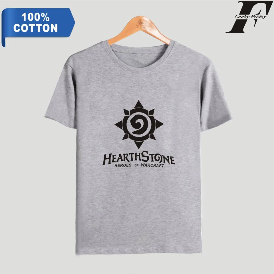 Hearthstone футболка игры аниме 100% хлопок короткий рукав для женщин Летняя футболка стиль повседневная одежда плюс размеры 4XL