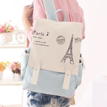 Мягкий Свежий Холст и Полиэстер Drawstring Женщины Рюкзак Академической Студент Мешок Школы Рюкзак Mochila Bts Рюкзак для Девочки-Подростка