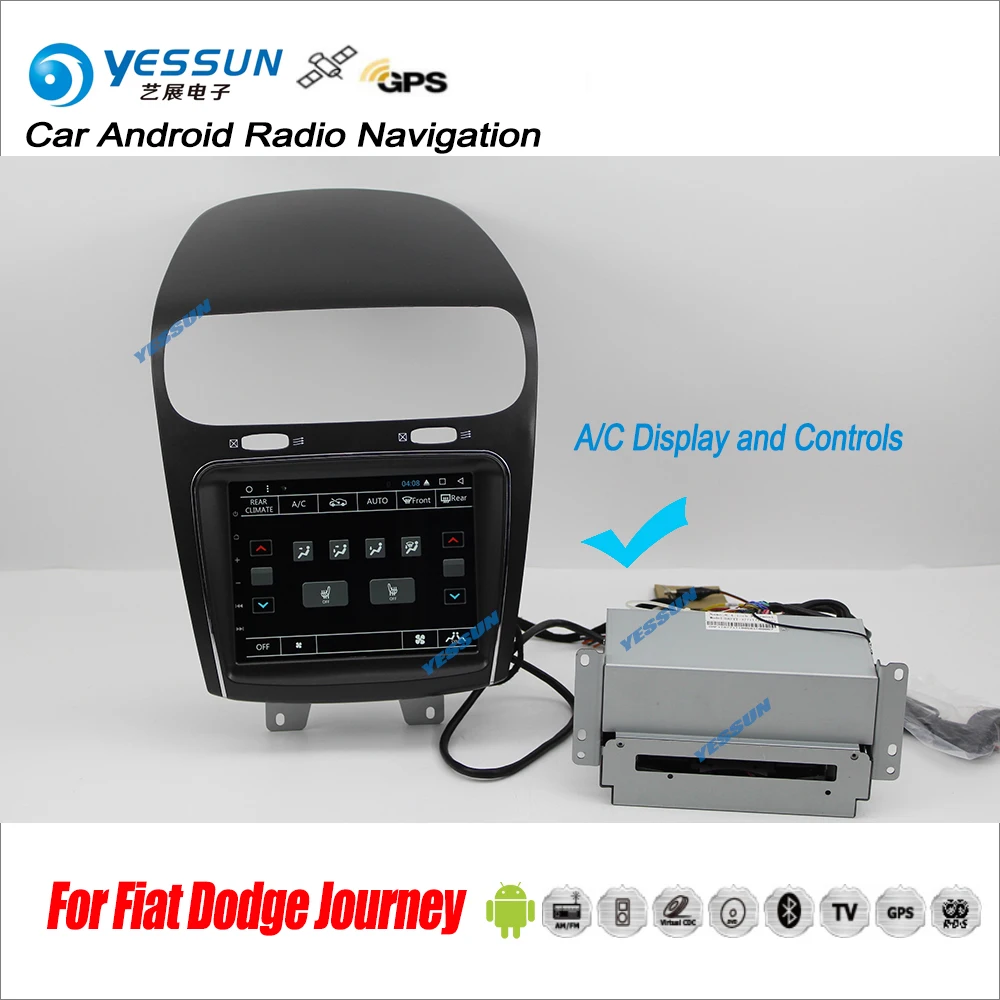 YESSUN для Dodge Journey 2008~ автомобильный Android радио CD DVD gps плеер навигации Navi Карты Стерео HD экран ТВ Мультимедиа