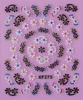 

wholesale mixed design nail decal 3d nail sticker nail art decoration 50 pcs/lot free shipping