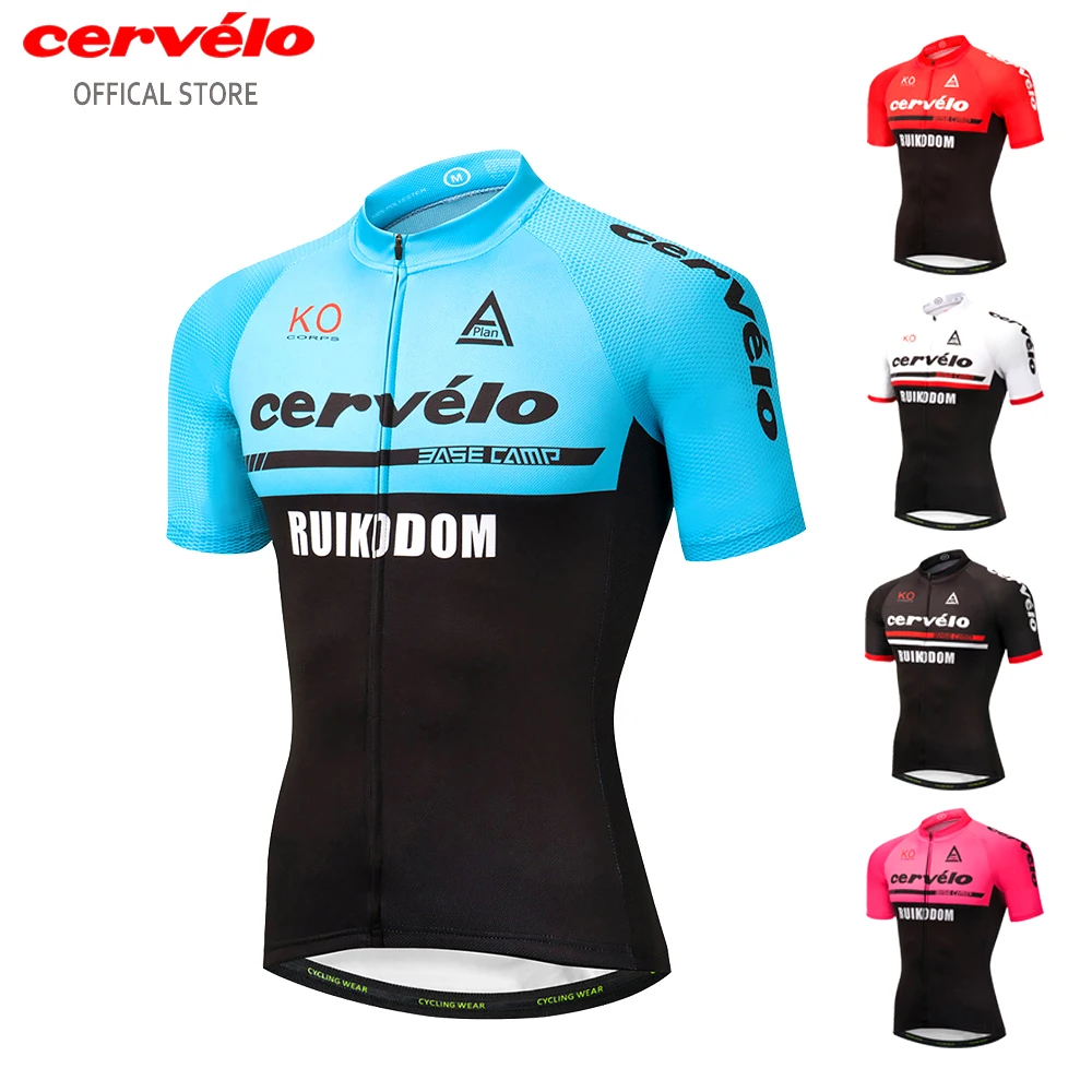

2018 Breathable Go Pro Team Cycling Jersey MTB Bike Clothes Anti-UV Maillot Ciclismo 8 Color Mens Short Sleeve Cycling Clothing