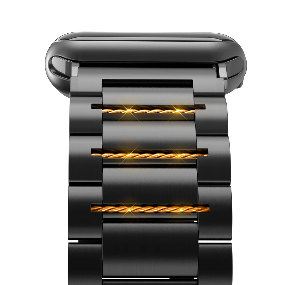 HOCO высококачественный ремешок из нержавеющей стали для Apple Watch ремешок 42 мм Металлические звенья Браслет Смарт-часы ремешок для Apple Watch