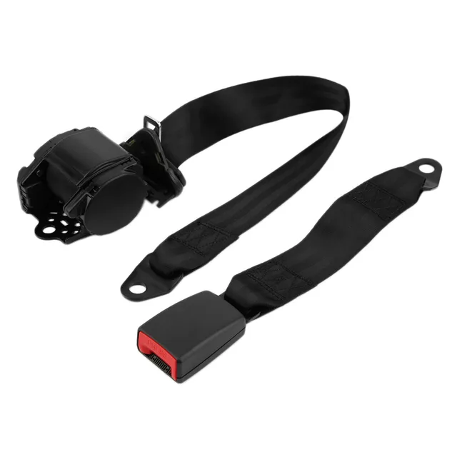 Mini Car Interior Accessories Auto 3 Point Seat Seatbelt Safety Belt Mini Car Interior Accessories Auto 3 Point Seat Seatbelt Safety Belt Extender Extension Buckle Arrive Black