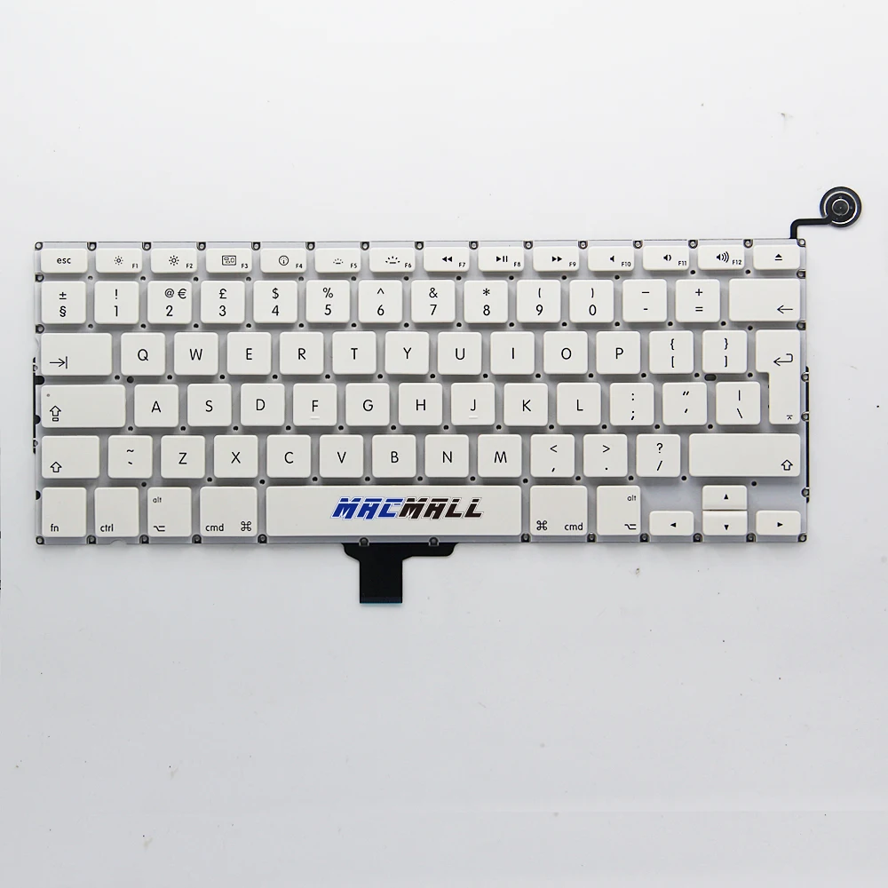 Новая клавиатура A1342 английская для Macbook 13 дюймов белая 2009 2010 MC207 MC516|a1342 keyboard uk|a1342