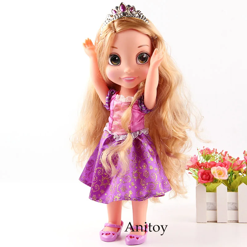 

Tea Time With Pascal & Tangled Rapunzel Doll PVC Princess Figure Action Collection Model Toys for Kids Girls