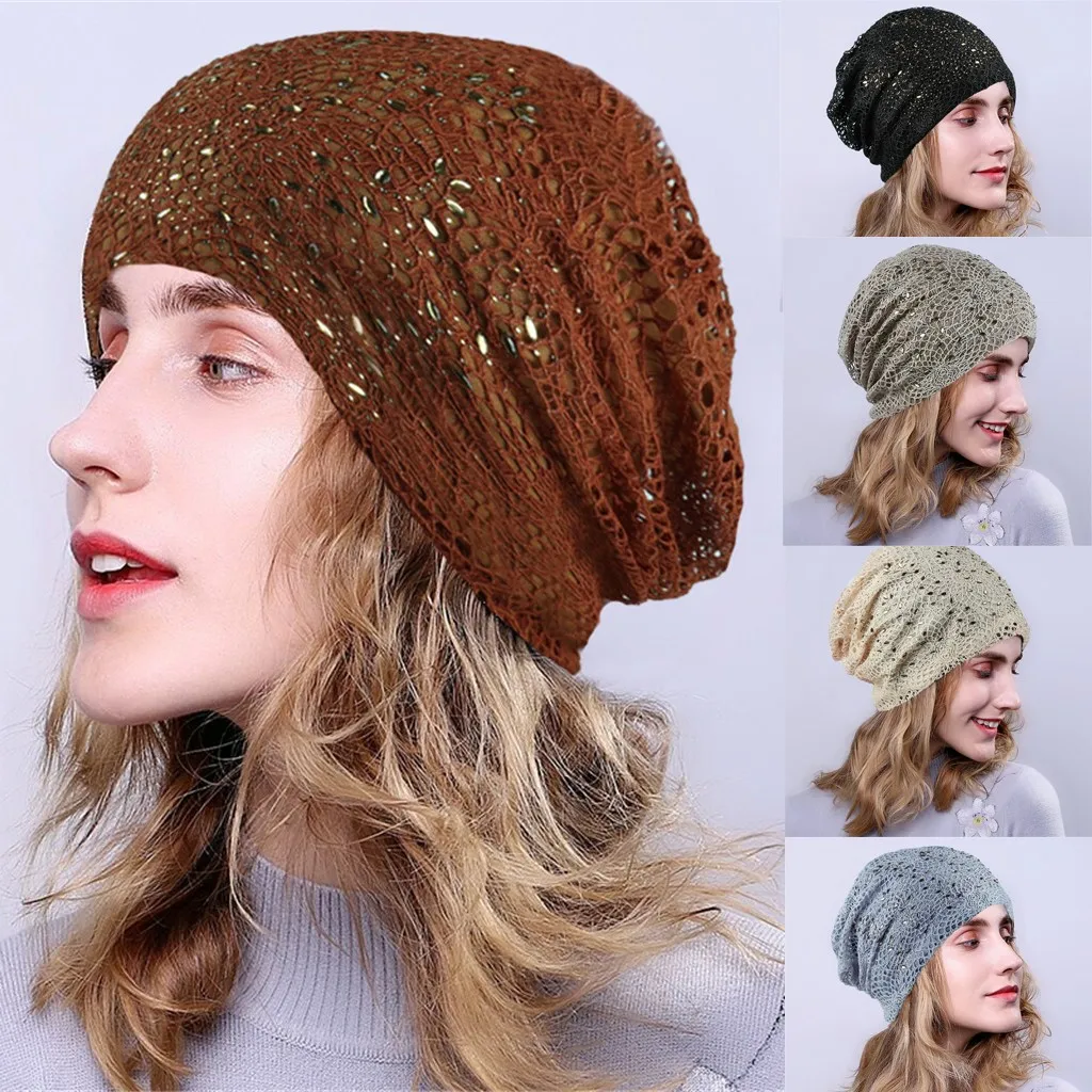 Шапка Зимняя женская шапка со стразами Индия шляпа для женщин Головные уборы Skullies Beanies turban черный, красный в стиле «хип-хоп» Кепки Czapki зимове#15