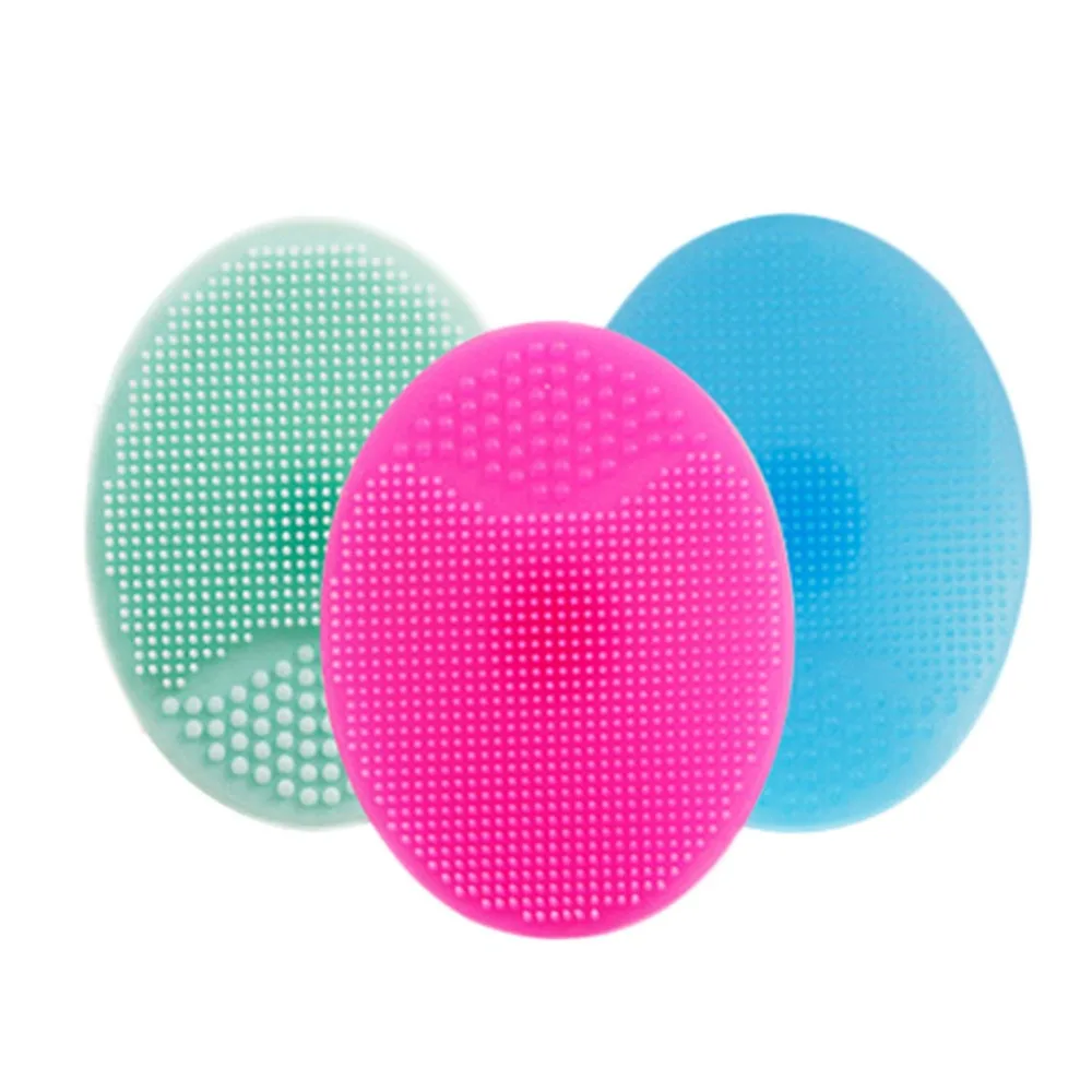 

1 pcs Soft Silicone Facial Cleansing Brush Face Washing Exfoliating Blackhead Brush Remover Skin SPA Scrub Pad Tool Baby shampo