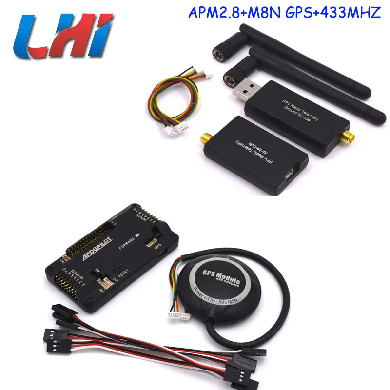 

Apm 2.8 Multicopter Flight Control 2.5 2.6 Upgraded Built-in Straight/curved Pin &m8n Gps 3dr Radio Telemetry Kit 915mhz