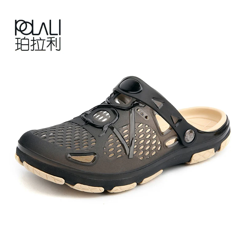

POLALI Men's Aqua Shoes 2018 New Breathable Men Beach Sneaker Shoes Beach Fishing Water Holes Outdoor Summer Sandals