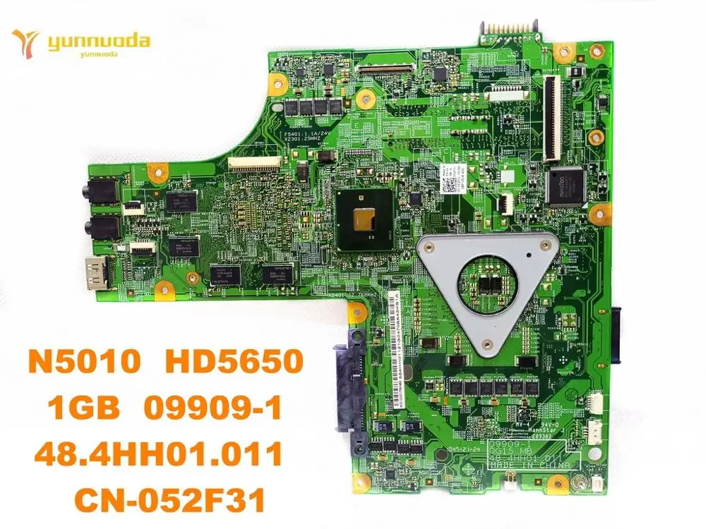 Original para DELL N5010 placa base de computadora portátil N5010 HD5650 1 GB 09909-1 48.4HH01.011 CN-052F31 probada buena envío gratis