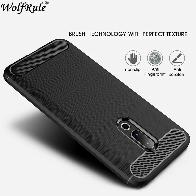 Чехол для телефона wolfrole Meizu 16 Plus чехол 16th прочная броня ТПУ резиновый силиконовый