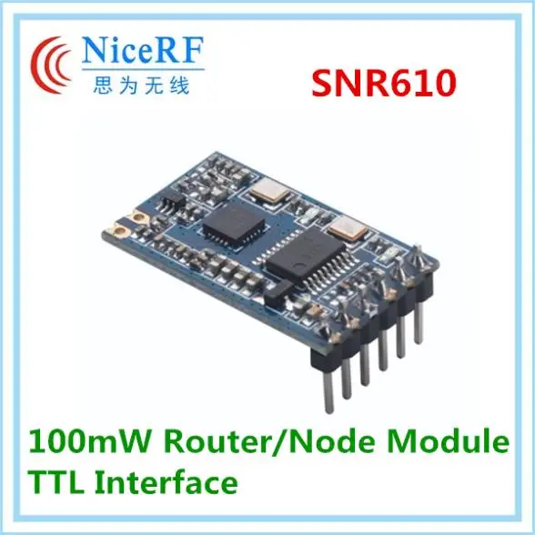 2 шт./лот snr610-1 км TTL Порты и разъёмы 433/868 мГц Беспроводной данных приемник передатчик РФ модуль