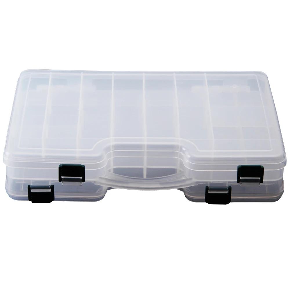 

Free Shipping Fishing Lure Boxes 29X19X6CM Minnow Boxes Movable Interlayer Caja Pesca Carp Fishing Accessories Tackle Tool
