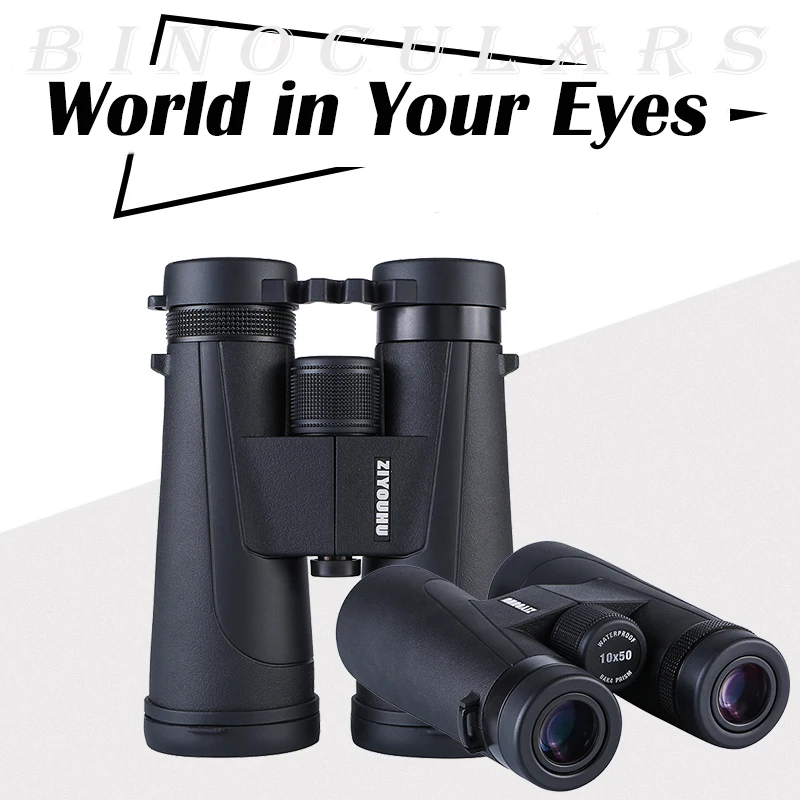 

New Arrival 12x50 HD Professional Binoculars Large Objective Lens BAK4 Prism Binocular Telescope lll Night Vision Summer Hiking