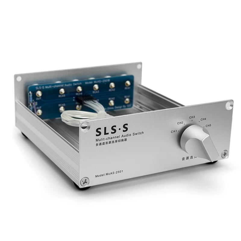 5 вход 1 выход Lossless стерео аудио источник выбор сигнала переключения сплиттер с RCA для HiFi усилитель мощности T0195